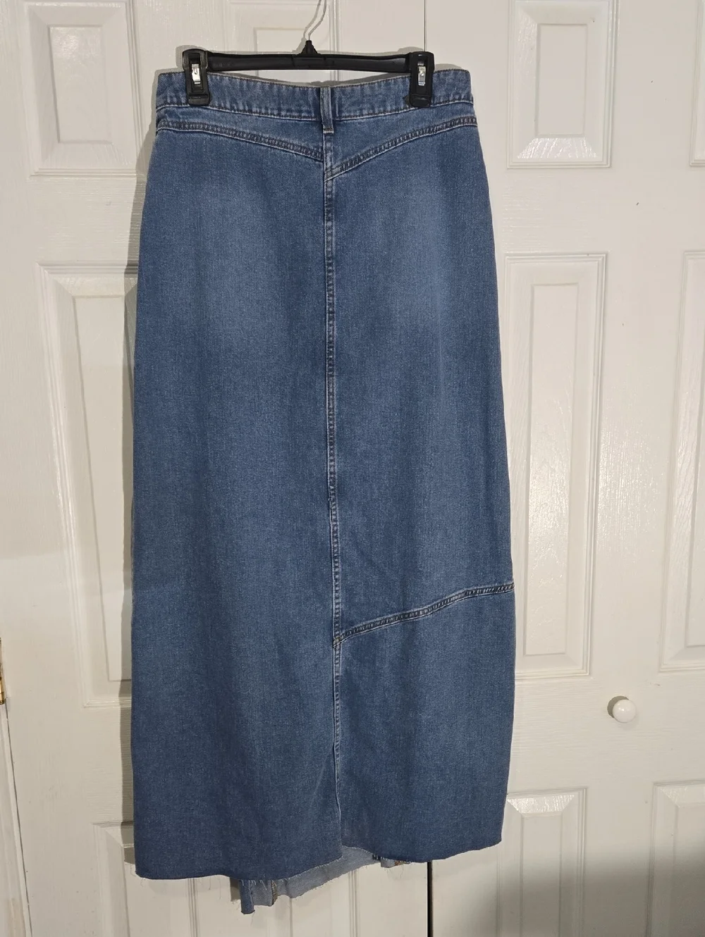 Long Denim Maxi Skirt 6